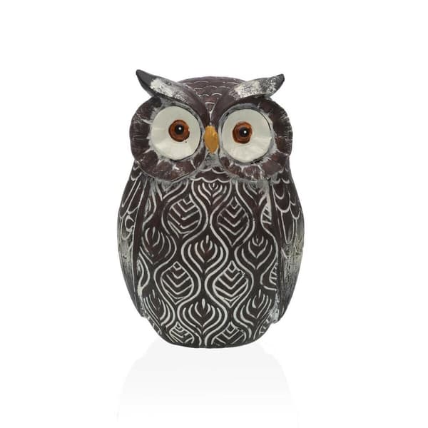 Dekorativ figur Versa Ugle (48 Dele)