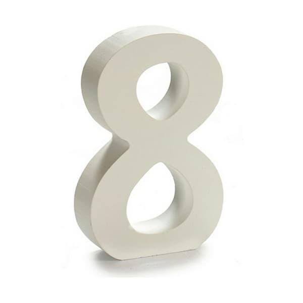 Numerot Pincello 8 Valkoinen 2 x 16 x 14,5 cm (24 osaa)