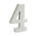 Pikkukuva 2 / 2: Numerot Pincello 4 Valkoinen 2 x 16 x 14,5 cm (24 osaa)