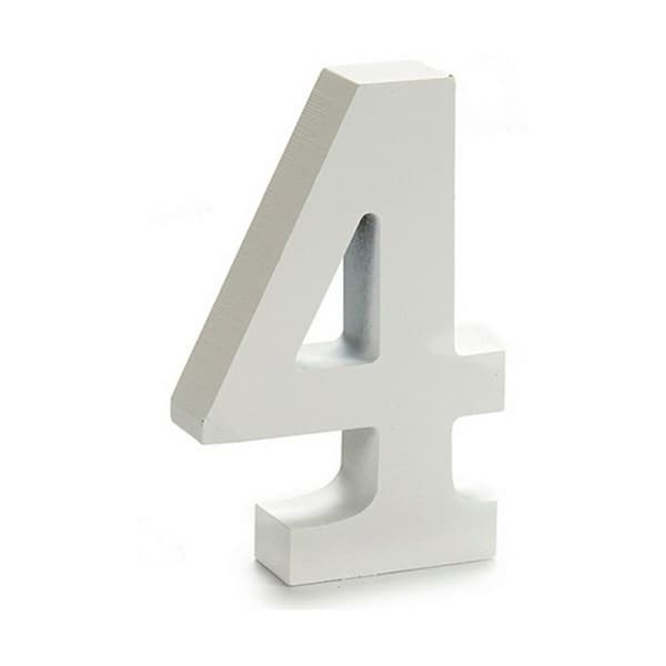 Numerot Pincello 4 Valkoinen 2 x 16 x 14,5 cm (24 osaa)