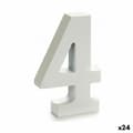 Pikkukuva 1 / 2: Numerot Pincello 4 Valkoinen 2 x 16 x 14,5 cm (24 osaa)