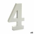 Pikkukuva 1 / 2: Numerot Pincello 4 Valkoinen 1,8 x 21 x 17 cm (12 osaa)