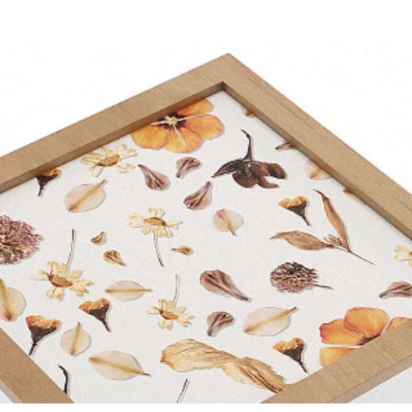 Dekorationslåda Versa Trä MDF Blomblad