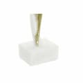 Miniatyrbild 3 av 3: Prydnadsfigur DKD Home Decor 13,5 x 12,5 x 40 cm Gyllene Vit Harts Balettdansare