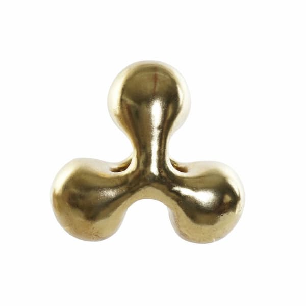 Prydnadsfigur DKD Home Decor 28,5 x 18 x 26 cm Abstrakt Gyllene