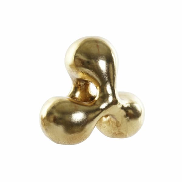 Prydnadsfigur DKD Home Decor 28,5 x 18 x 26 cm Abstrakt Gyllene