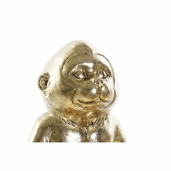 Prydnadsfigur DKD Home Decor Gyllene Kolonial Löv av en växt 23 x 20,4 x 14,8 cm
