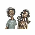 Miniatyrbild 2 av 3: Prydnadsfigur DKD Home Decor 17 x 13 x 22 cm Röd Gyllene Turkos Pojkar (2 antal)