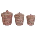 Miniatyrbild 1 av 4: Korg - set DKD Home Decor Rattan (51 x 51 x 67 cm)