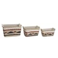 Miniatyrbild 1 av 3: Korg - set DKD Home Decor Polyester Kolonial Fibrer (39 x 27 x 24 cm)
