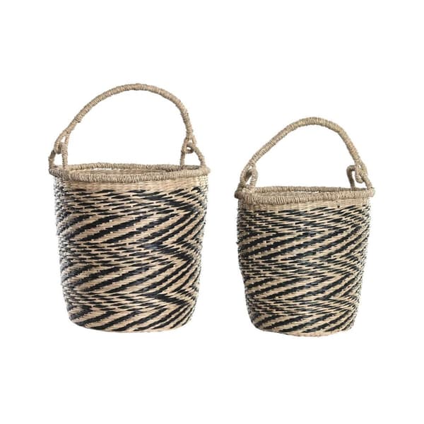 Korg - set DKD Home Decor Kolonial (35 x 35 x 36 cm)