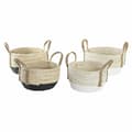 Miniatyrbild 4 av 4: Korg - set DKD Home Decor 33 x 33 x 20 cm Naturliga fibrer (2 antal)