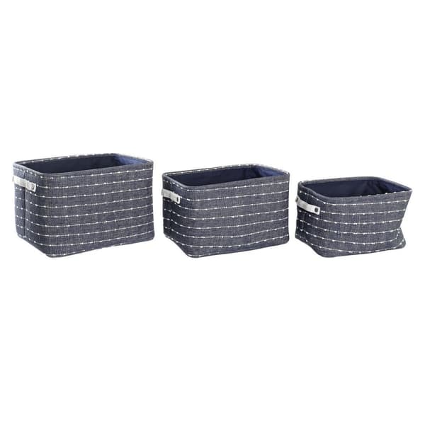 Korg - set DKD Home Decor 38 x 28 x 25 cm Polyester