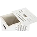 Miniatyrbild 4 av 5: Korgset DKD Home Decor Vit Svart Beige Trä MDF 40 x 30 x 56 cm (5 Delar) (5 antal)
