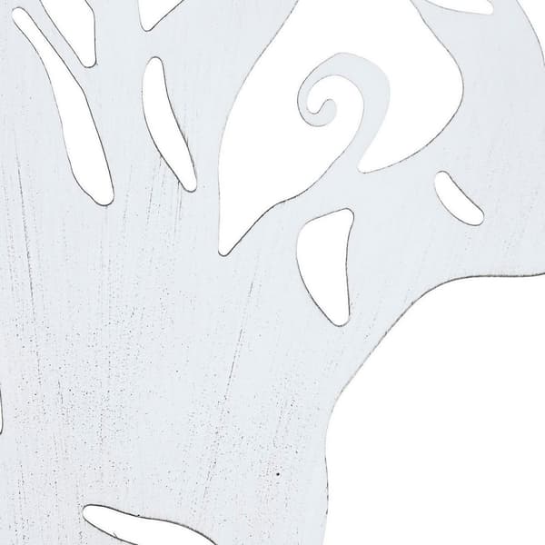 Väggdekoration DKD Home Decor 100 x 1 x 100 cm Svart Vit Indier (2 antal)