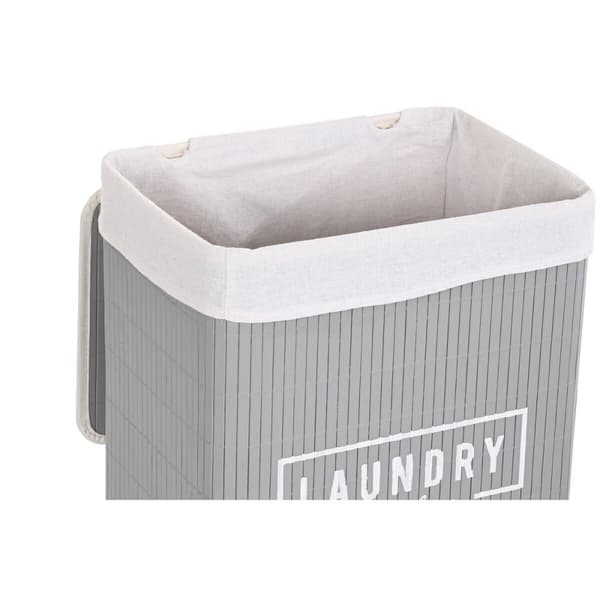 Korgset DKD Home Decor Mörkgrå Bambu 40 x 30 x 46 cm (5 Delar) (6 Delar)