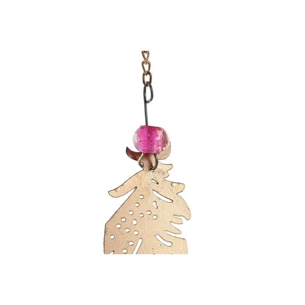Prydnadsfigur DKD Home Decor Gyllene Fjädrar 25 x 1 x 77 cm