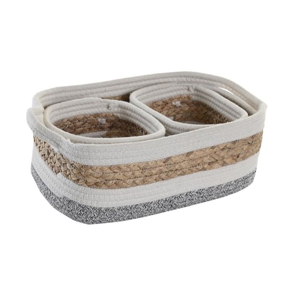 Dekorationslåda DKD Home Decor Naturliga fibrer 33 x 23 x 13 cm