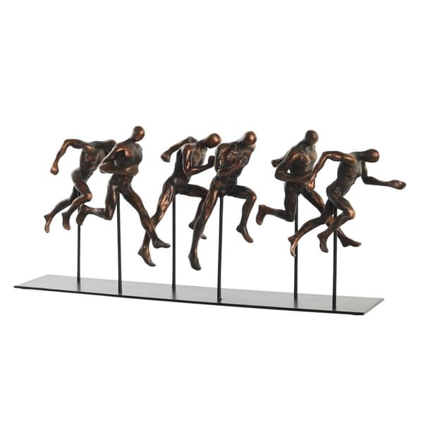 Prydnadsfigur DKD Home Decor Metall Koppar Harts Modern (43 x 11,5 x 19 cm)