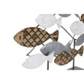 Miniatyrbild 3 av 3: Prydnadsfigur DKD Home Decor 65,4 x 9,5 x 43 cm Svart Blå Brun Spiraler (2 antal)