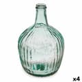 Miniatyrbild 1 av 3: Flaska 2255/04R Transparent Ränder 4 L 16 x 29,5 x 16 cm Dekoration (4 antal)