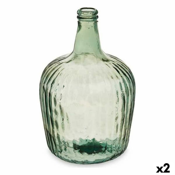 Flaska 2255/08R-CH Champagne Ränder 8 L 22 x 37,5 x 22 cm Dekoration (2 antal)