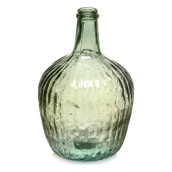 Flaska 2255/04R-G Grön Ränder 4 L 17 x 29 x 17 cm Dekoration (4 antal)