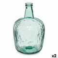 Miniatyrbild 1 av 3: Flaska 2255/08R Transparent Ränder 8 L 14 x 44 x 13 cm Dekoration (2 antal)