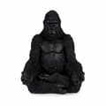 Miniatyrbild 2 av 2: Prydnadsfigur Gorilla Yoga Svart 19 x 26,5 x 22 cm (4 antal)