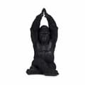 Miniatyrbild 2 av 2: Prydnadsfigur Gorilla Yoga Svart 18 x 36,5 x 19,5 cm (4 antal)