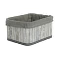 Miniatyrbild 5 av 6: Korg - set DKD Home Decor Vit Grå Bambu Trä MDF 51 x 35 x 33 cm