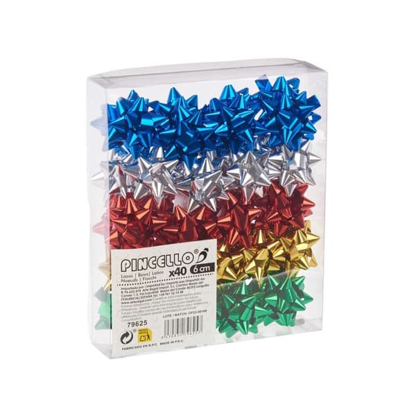 Roterande Pincello 1 PVC 5 x 3,5 x 5 cm Glans Multicolour (12 antal)