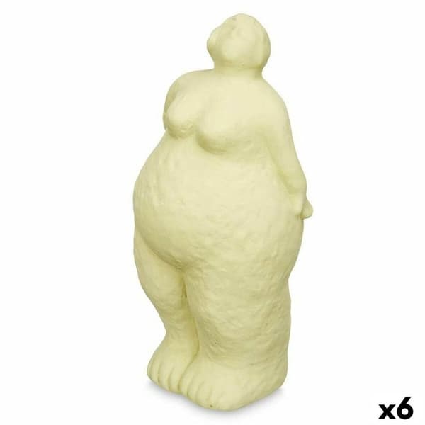 Prydnadsfigur Grön Dolomite 14 x 34 x 12 cm (6 antal) Kvinna Stående
