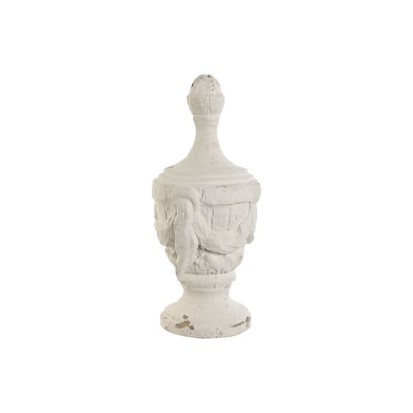 Prydnadsfigur Home ESPRIT Vit Avskalad 23 x 23 x 51 cm