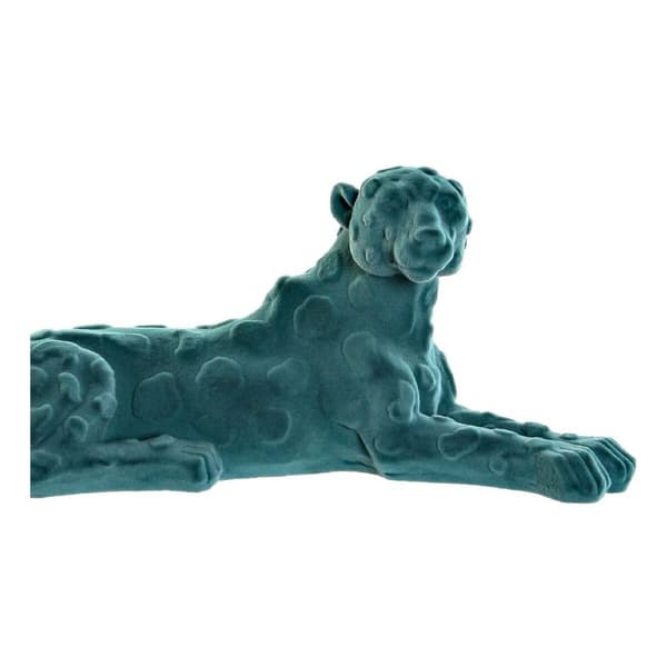 Dekorativ figur DKD Home Decor Grøn Pink Harpiks Buket Løve 26,5 x 9 x 11 cm