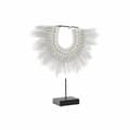 Miniatyrbillede 1 af 2: Dekorativ figur DKD Home Decor Jern Fjer Muslinger (42 x 9.5 x 44 cm)
