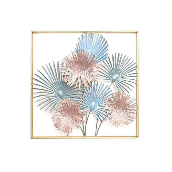 Vægdekoration DKD Home Decor Metal (90 x 7 x 90 cm)