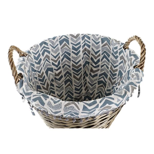 Kurv DKD Home Decor 44 x 44 x 42 cm Polyester flet