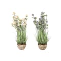 Miniatyrbillede 1 af 3: Dekorativ plante DKD Home Decor 30 x 30 x 78 cm Pink Metal Syren Grøn PVC (2 enheder)