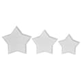 Miniatyrbillede 1 af 4: Borddekoration DKD Home Decor 57 x 54 x 3 cm Hvid Shabby Chic Afklædt (3 Dele)