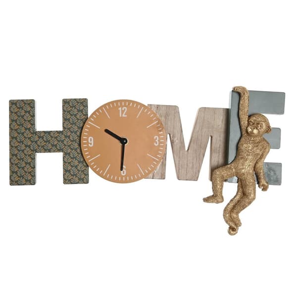 Vægdekoration DKD Home Decor Gul Grøn Tropisk 42 x 5 x 22 cm