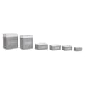 Miniatyrbillede 4 af 5: Set med kurve DKD Home Decor Mørkegrå Bambus 40 x 30 x 46 cm (5 Dele) (6 Dele)
