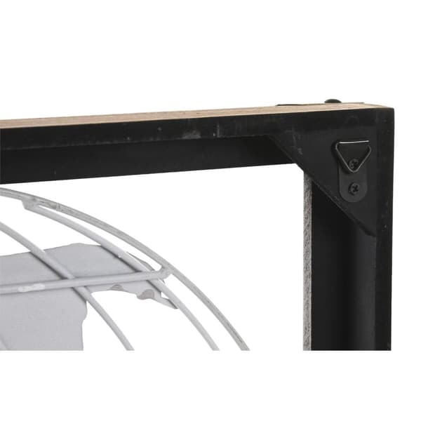 Dekorativ figur DKD Home Decor Natur Metal Kobber Fyrretræ Verdenskort (75 x 6 x 46 cm)