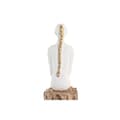 Miniatyrbillede 3 af 3: Dekorativ figur DKD Home Decor Dame Brun Hvid (2 enheder)