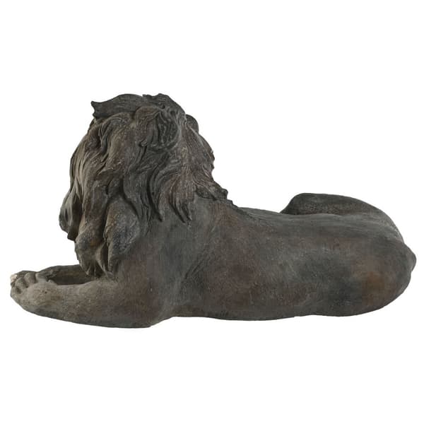 Dekorativ figur Home ESPRIT Grå Løve 80 x 36 x 39 cm