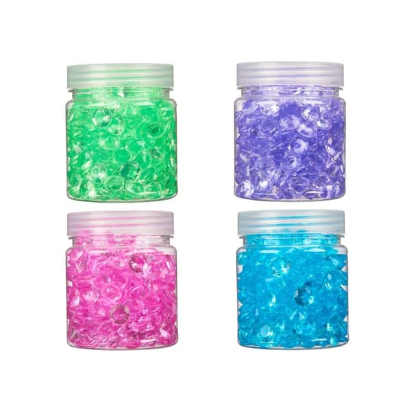 Dekorative sten Diamant 150 g Plastik 6,5 x 8 x 6,5 cm (16 enheder)