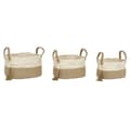 Miniatyrbillede 1 af 4: Kurvesæt Home ESPRIT Natur Lys brun Jute Moderne 41 x 30 x 33 cm (3 Dele)