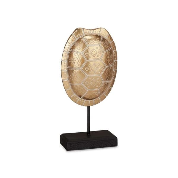 Dekorativ figur Skildpadde Gylden 17,5 x 36 x 10,5 cm (4 enheder)