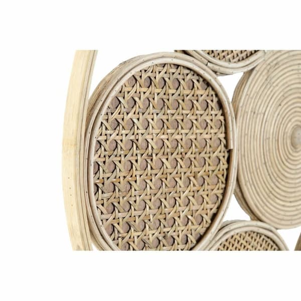 Veggpryd DKD Home Decor 45,5 x 2 x 45,5 cm Naturell