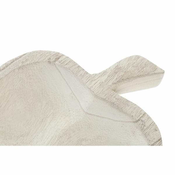 Bordduk DKD Home Decor Brun Naturell Boho 28 x 25 x 5 cm